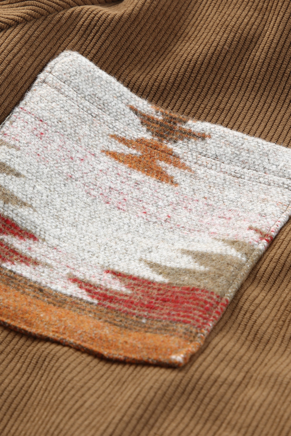 Aztekenmuster Cordweste