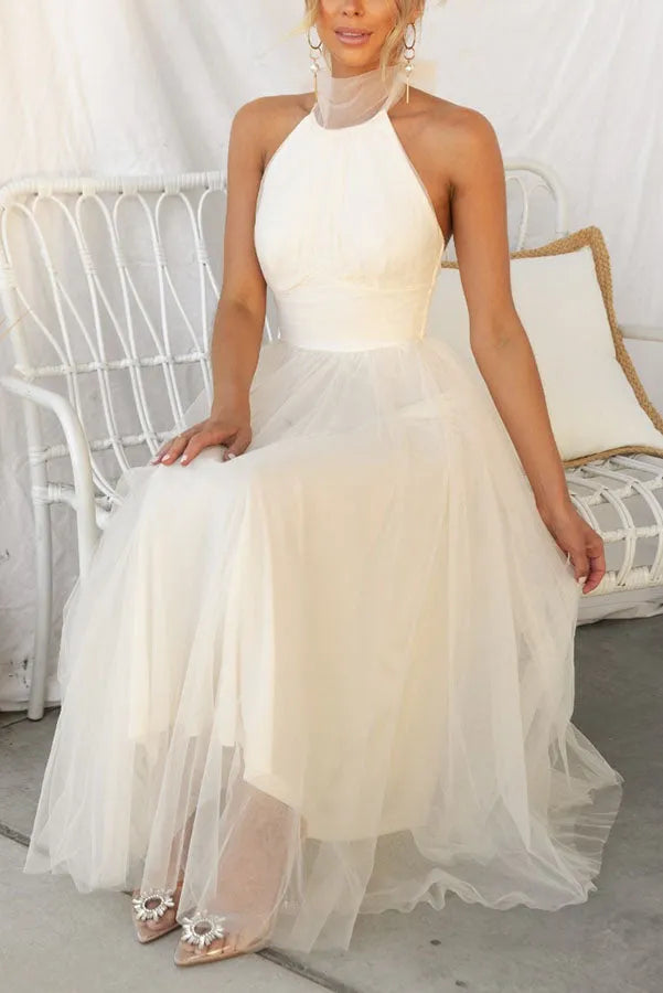 Abendkleid ohne Ärmel