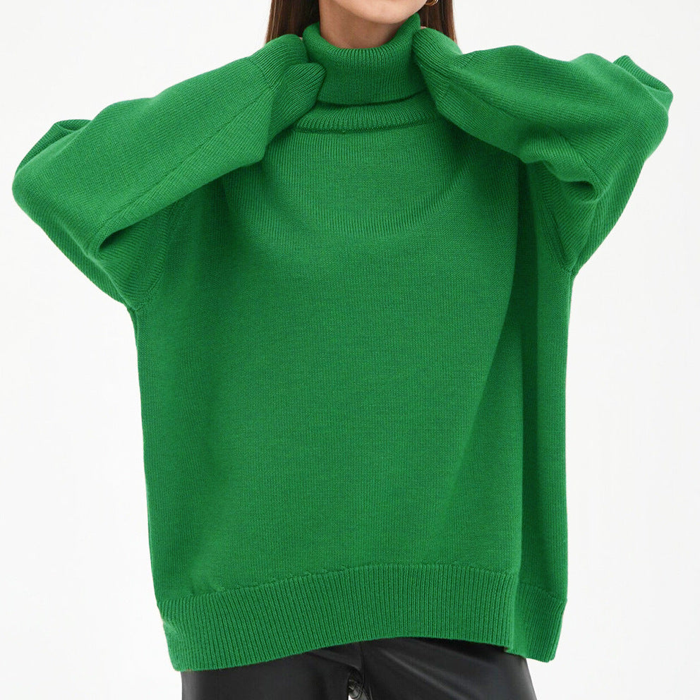Damen Rollkragenpullover im Oversize-Look