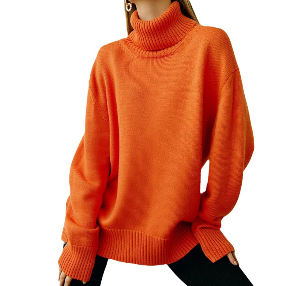 Damen Rollkragenpullover im Oversize-Look