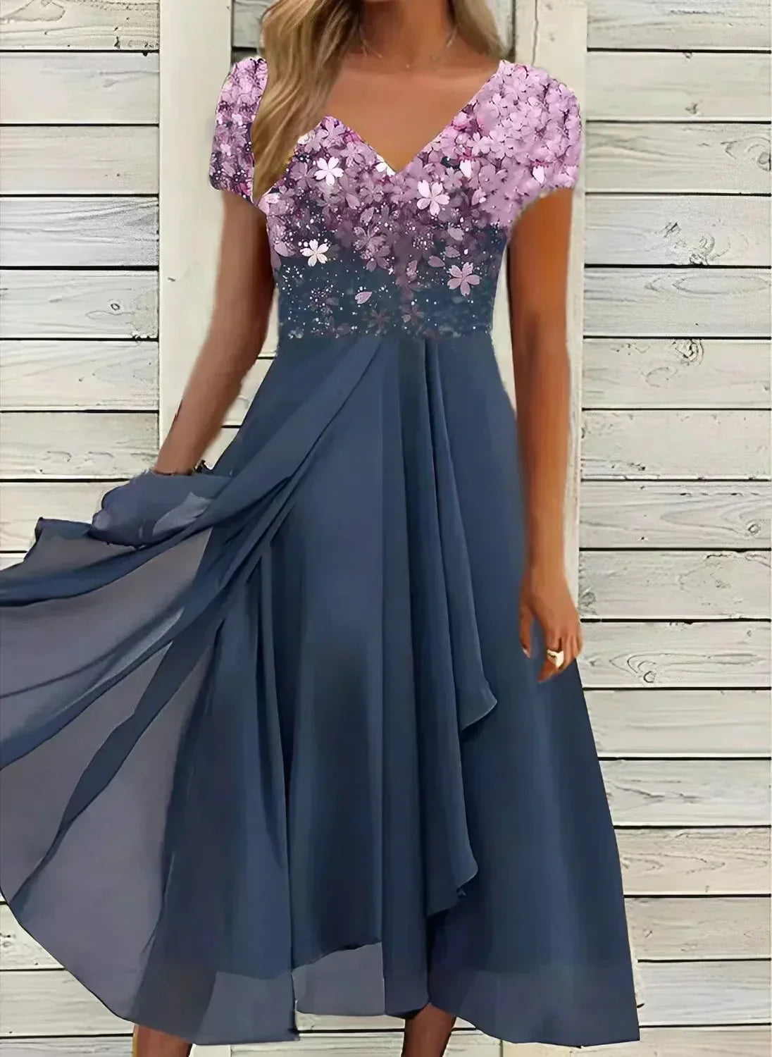 Chiffon-Abendkleid für Damen