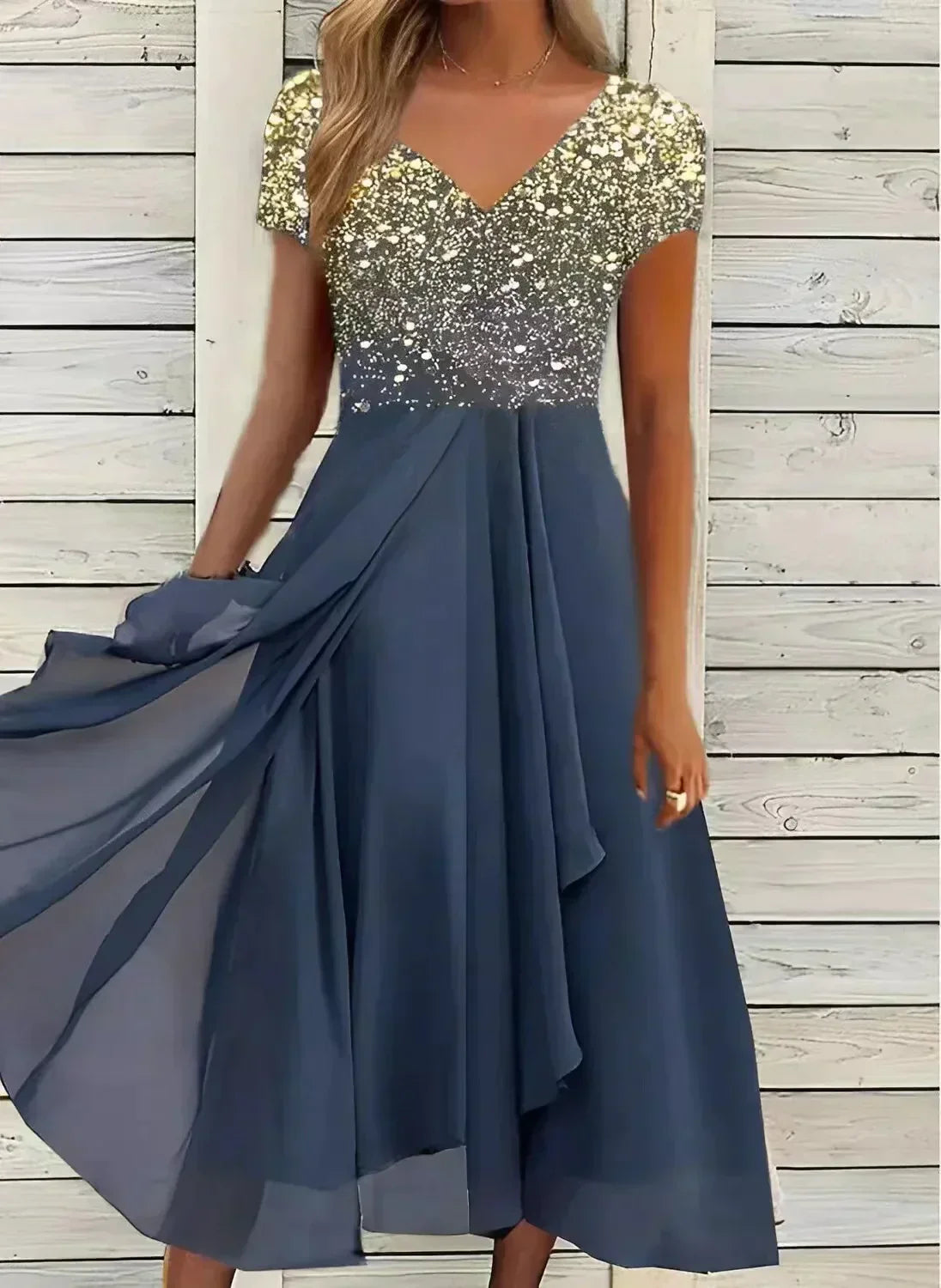 Chiffon-Abendkleid für Damen